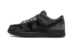 Dunk Low Dover Street Market Triple Black Velvet